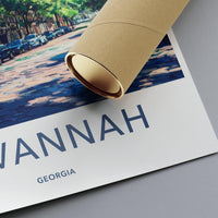 Savannah Poster - Georgia Wall Art