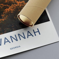 Savannah Poster - Georgia Wall Art