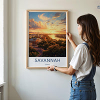 Savannah Poster - Georgia Wall Art