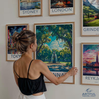Savannah Poster | Georgia Wall Art | America Decor