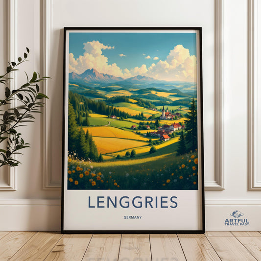 Schleching Poster - Bavaria Wall Art