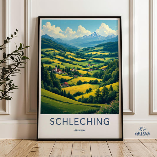 Schleching Poster - Germany Wall Art