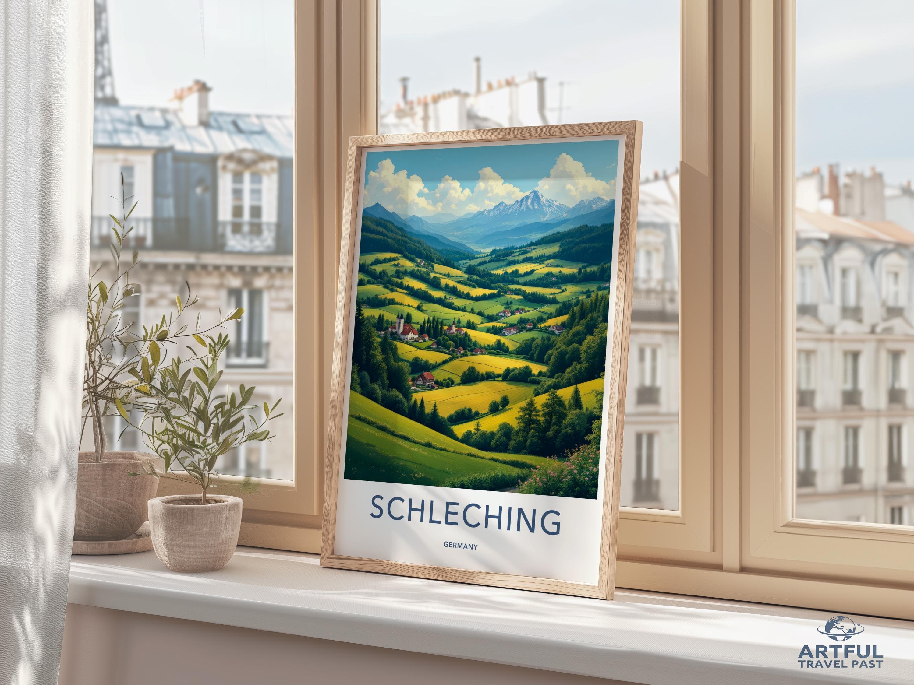 Schleching Poster - Germany Wall Art