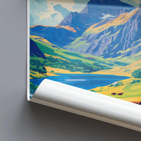 Scottish Highlands Poster | Scotland Wall Art | UK Decor