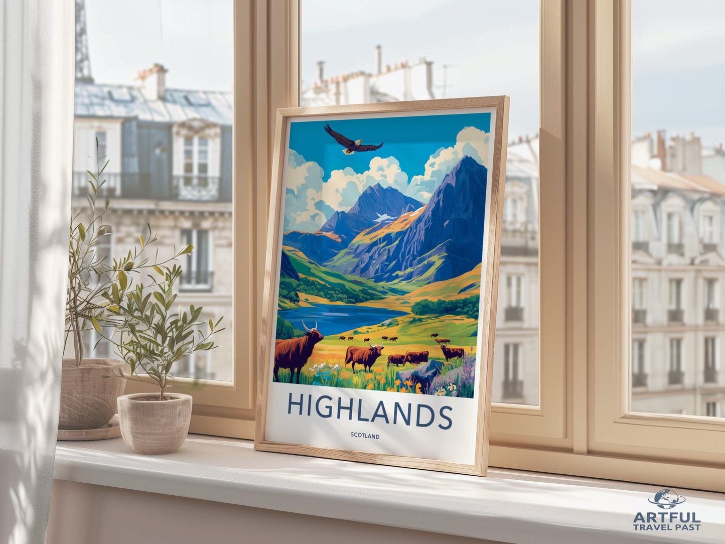 Scottish Highlands Poster | Scotland Wall Art | UK Decor