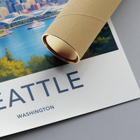 Seattle Poster - Washington Wall Art