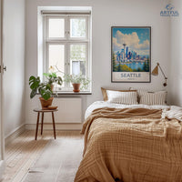 Seattle Poster - Washington Wall Art