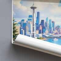 Seattle Poster - Washington Wall Art