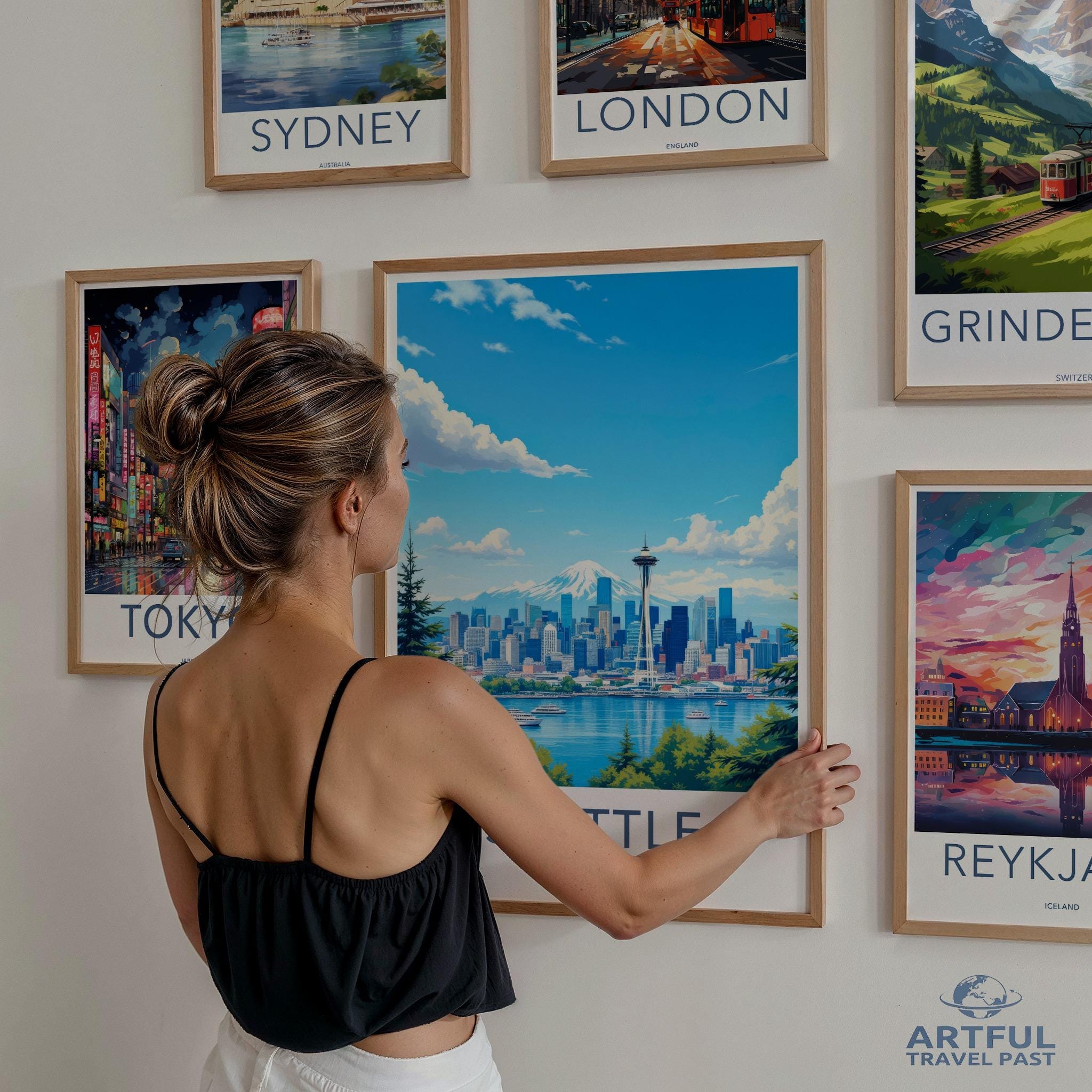 Seattle Poster - Washington Wall Art
