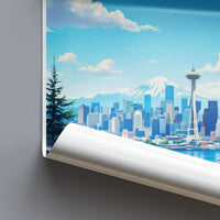 Seattle Poster - Washington Wall Art