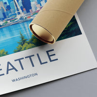 Seattle Poster - Washington Wall Art