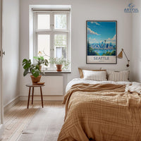 Seattle Poster - Washington Wall Art