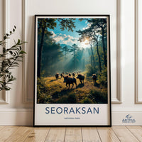 Seoraksan National Park Poster - South Korea