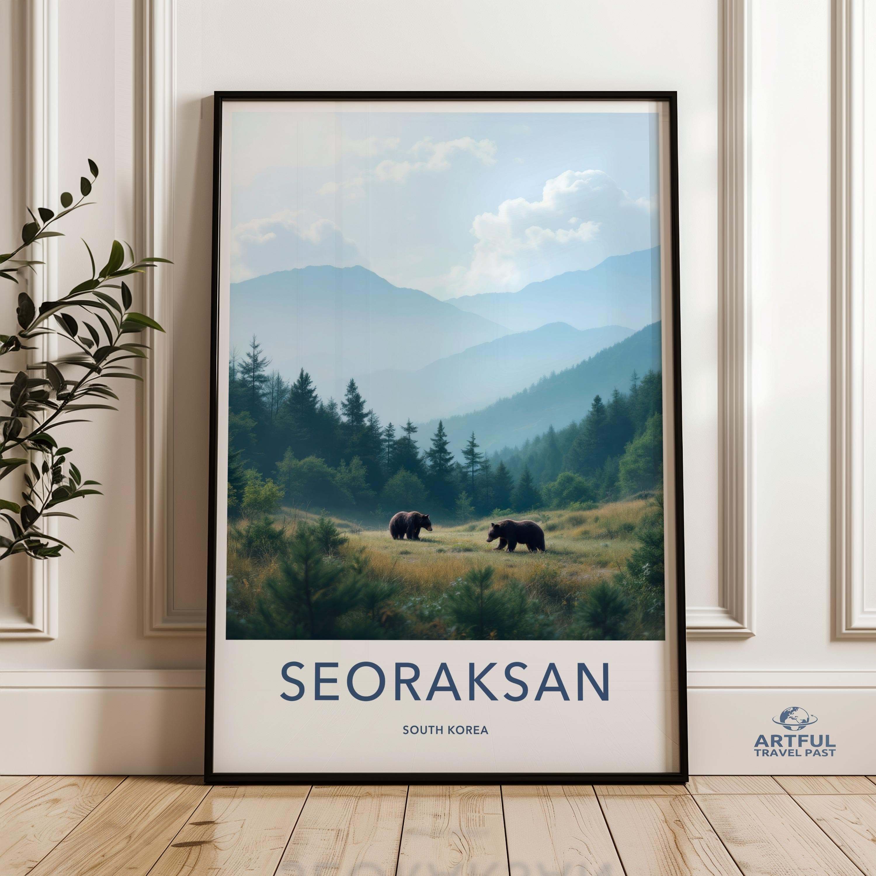 Seoraksan Poster - South Korea Wall Art
