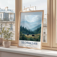 Seoraksan Poster - South Korea Wall Art
