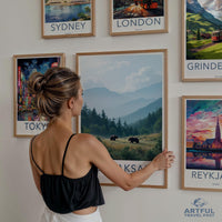 Seoraksan Poster - South Korea Wall Art