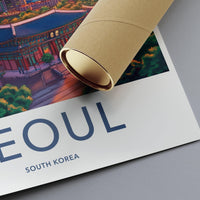 Seoul Poster - South Korea Wall Art