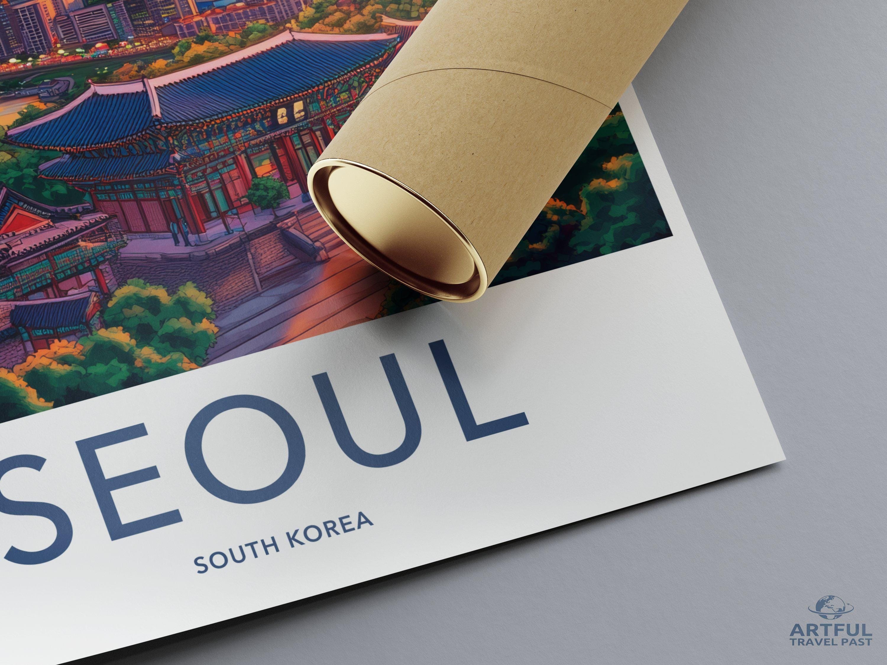 Seoul Poster - South Korea Wall Art