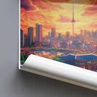 Seoul Poster - South Korea Wall Art