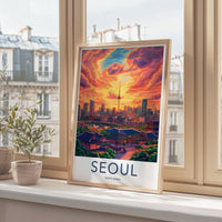 Seoul Poster - South Korea Wall Art