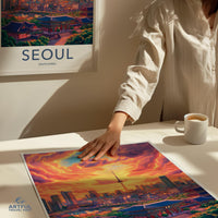 Seoul Poster - South Korea Wall Art