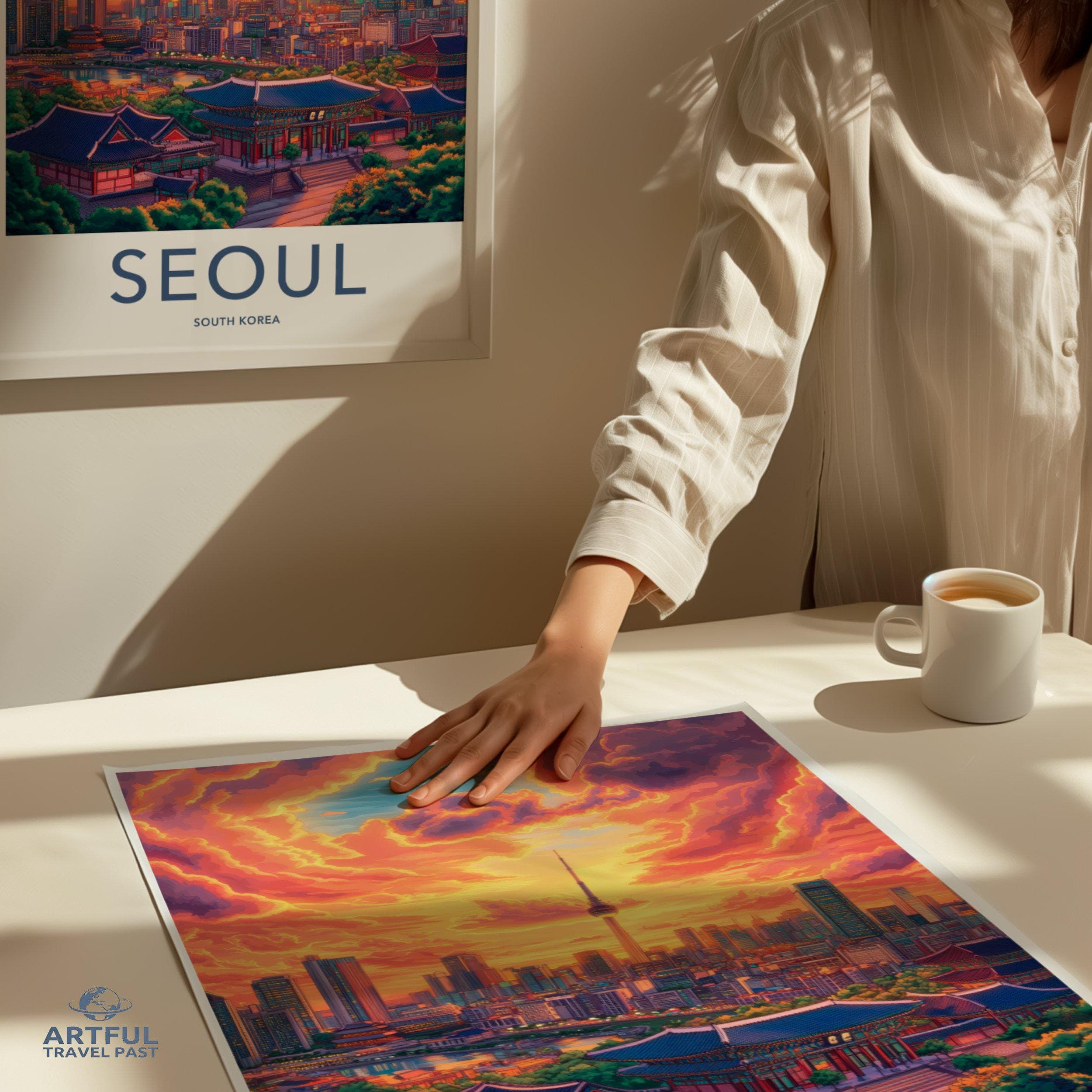 Seoul Poster - South Korea Wall Art