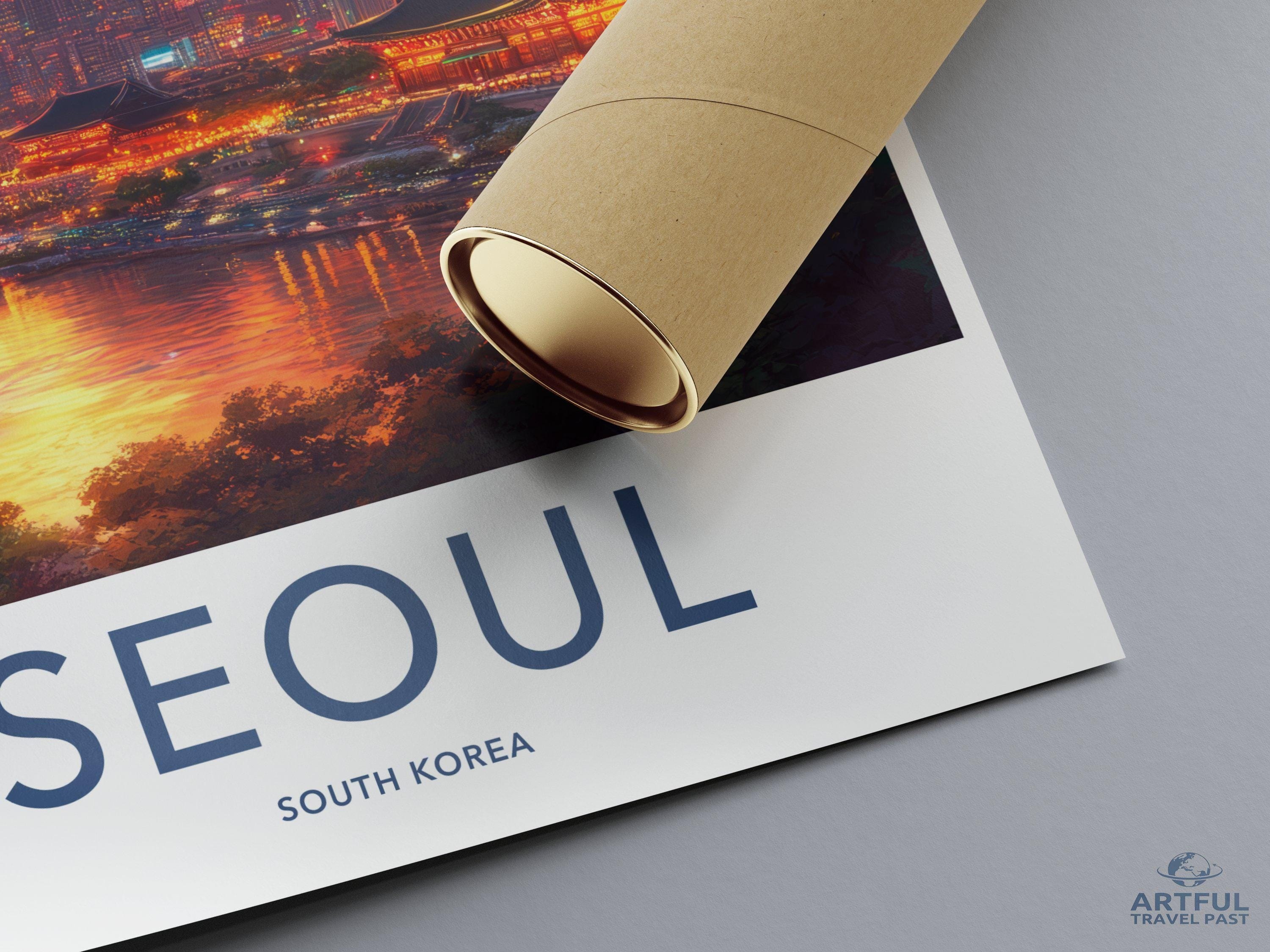 Seoul Poster - South Korea Wall Art