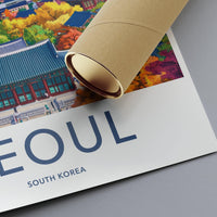 Seoul Poster - South Korea Wall Art