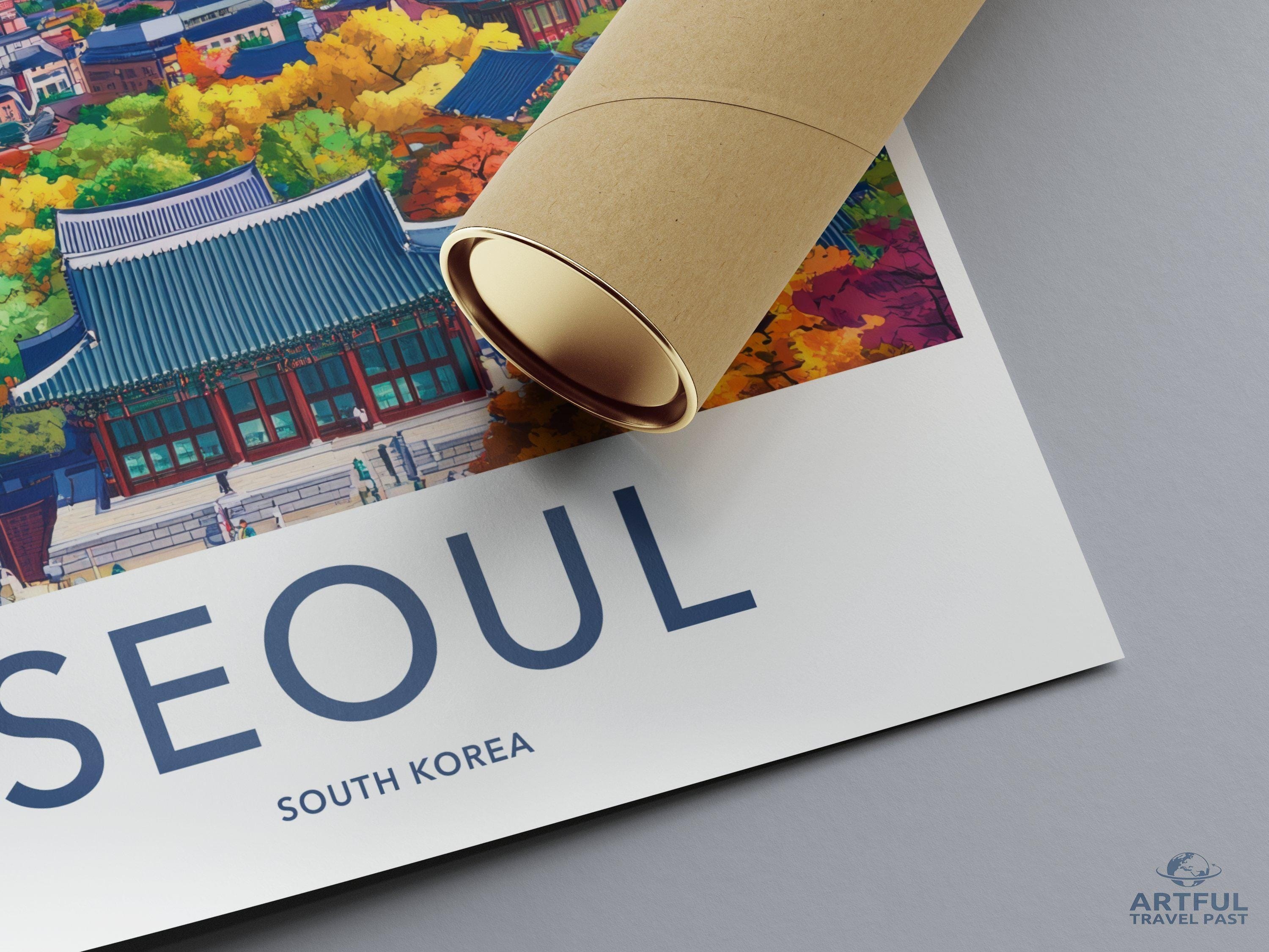 Seoul Poster - South Korea Wall Art