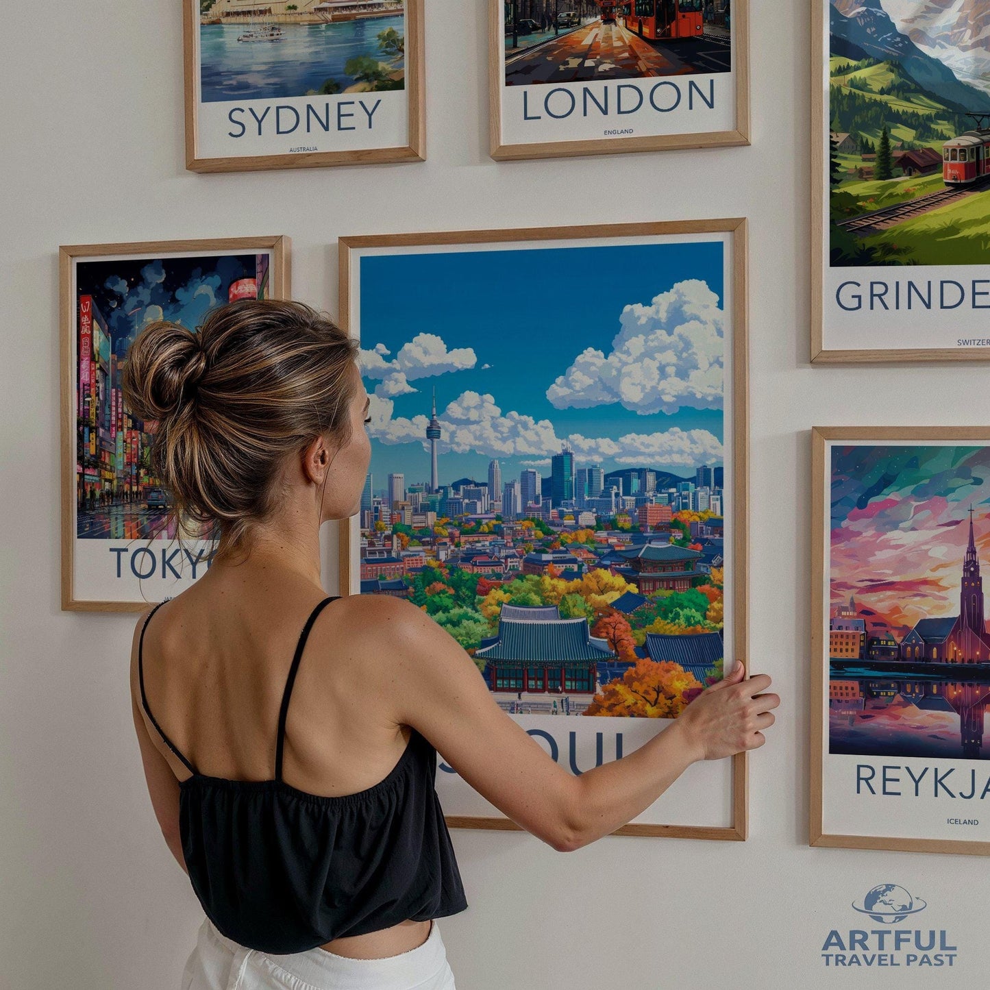 Seoul Poster - South Korea Wall Art