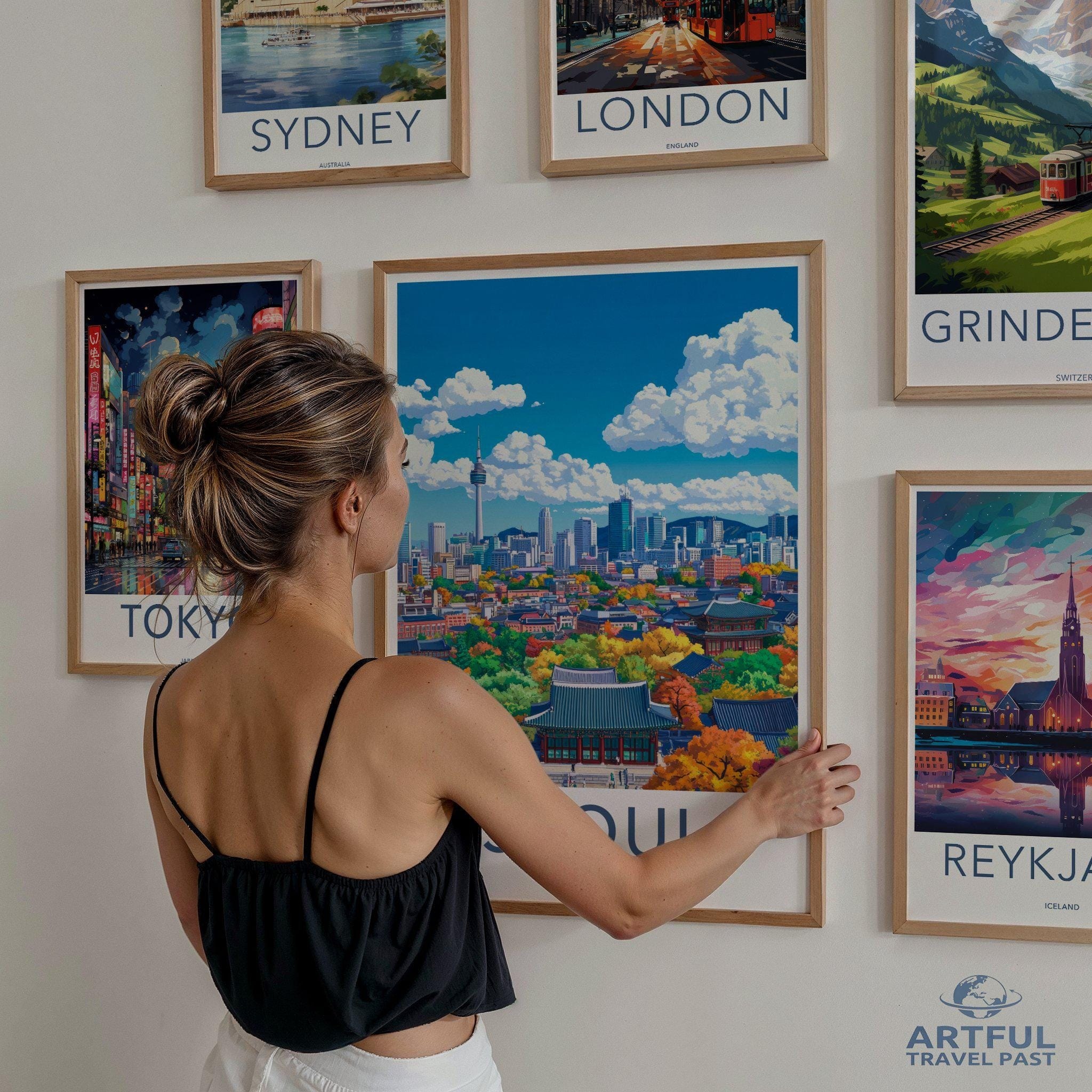 Seoul Poster - South Korea Wall Art