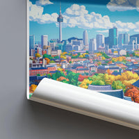 Seoul Poster - South Korea Wall Art