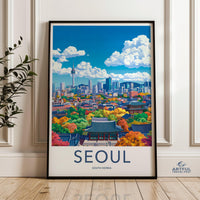Seoul Poster - South Korea Wall Art