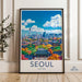 Seoul Poster - South Korea Wall Art