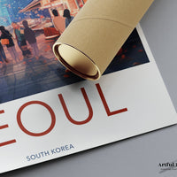 Seoul Poster - South Korea Wall Art