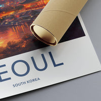 Seoul Poster | South Korea Wall Art | Asia Decor