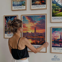 Seoul Poster | South Korea Wall Art | Asia Decor
