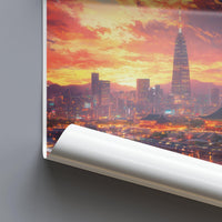 Seoul Poster | South Korea Wall Art | Asia Decor