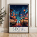 Seoul Poster | South Korea Wall Art | Asia Decor