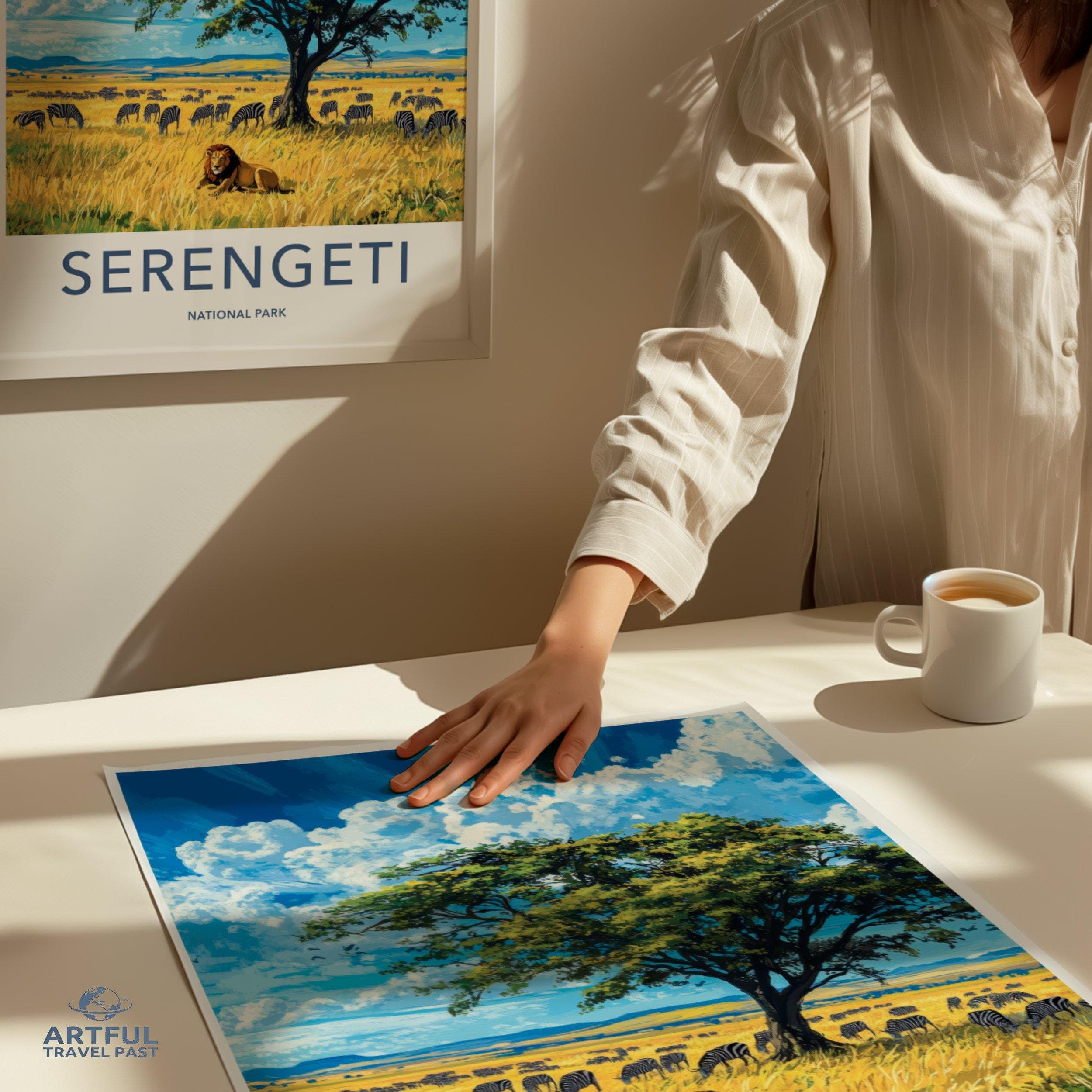 Serengeti National Park Poster | Tanzania Wall Art