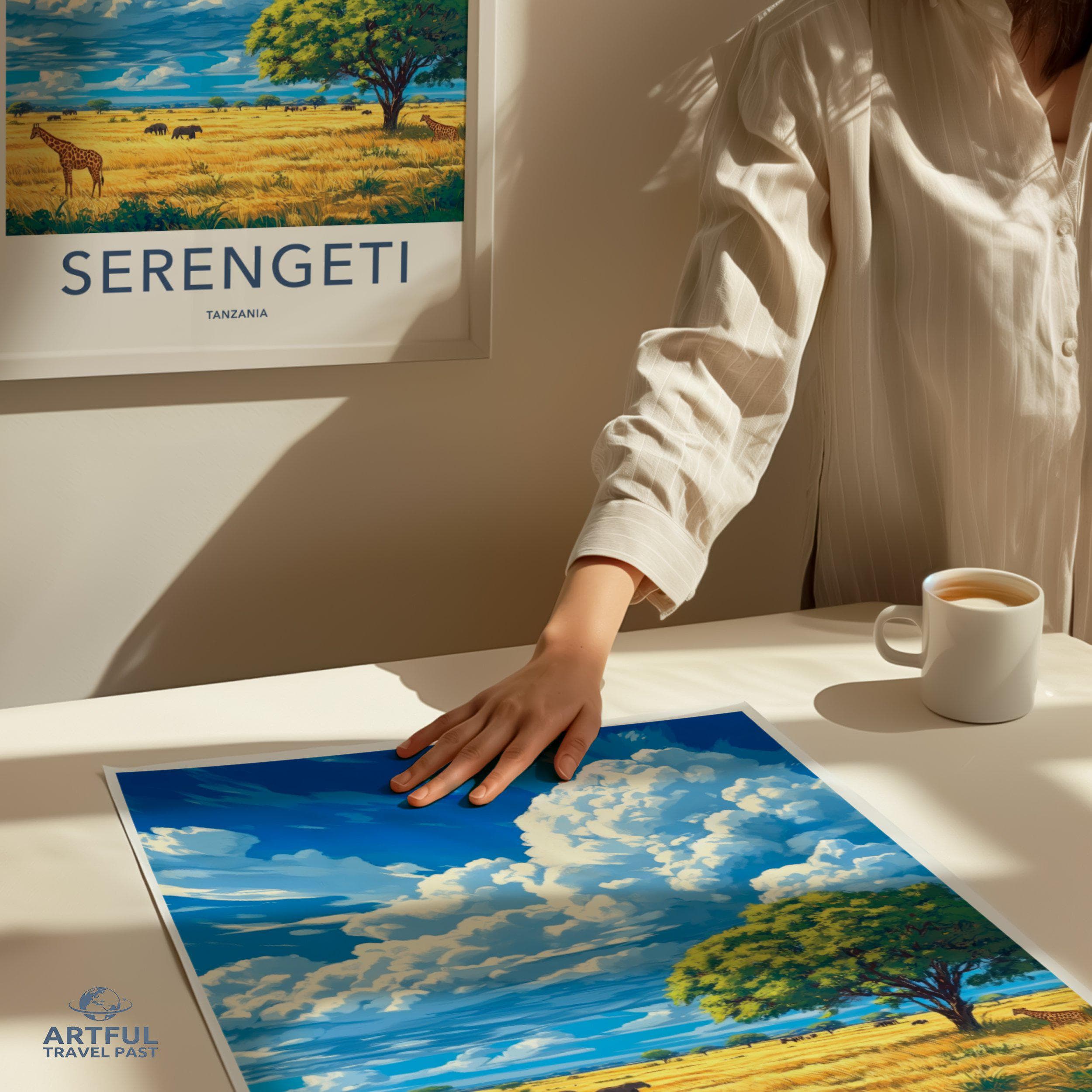 Serengeti National Park Poster | Tanzania Wall Art