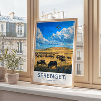 Serengeti National Park Poster | Tanzania Wall Art