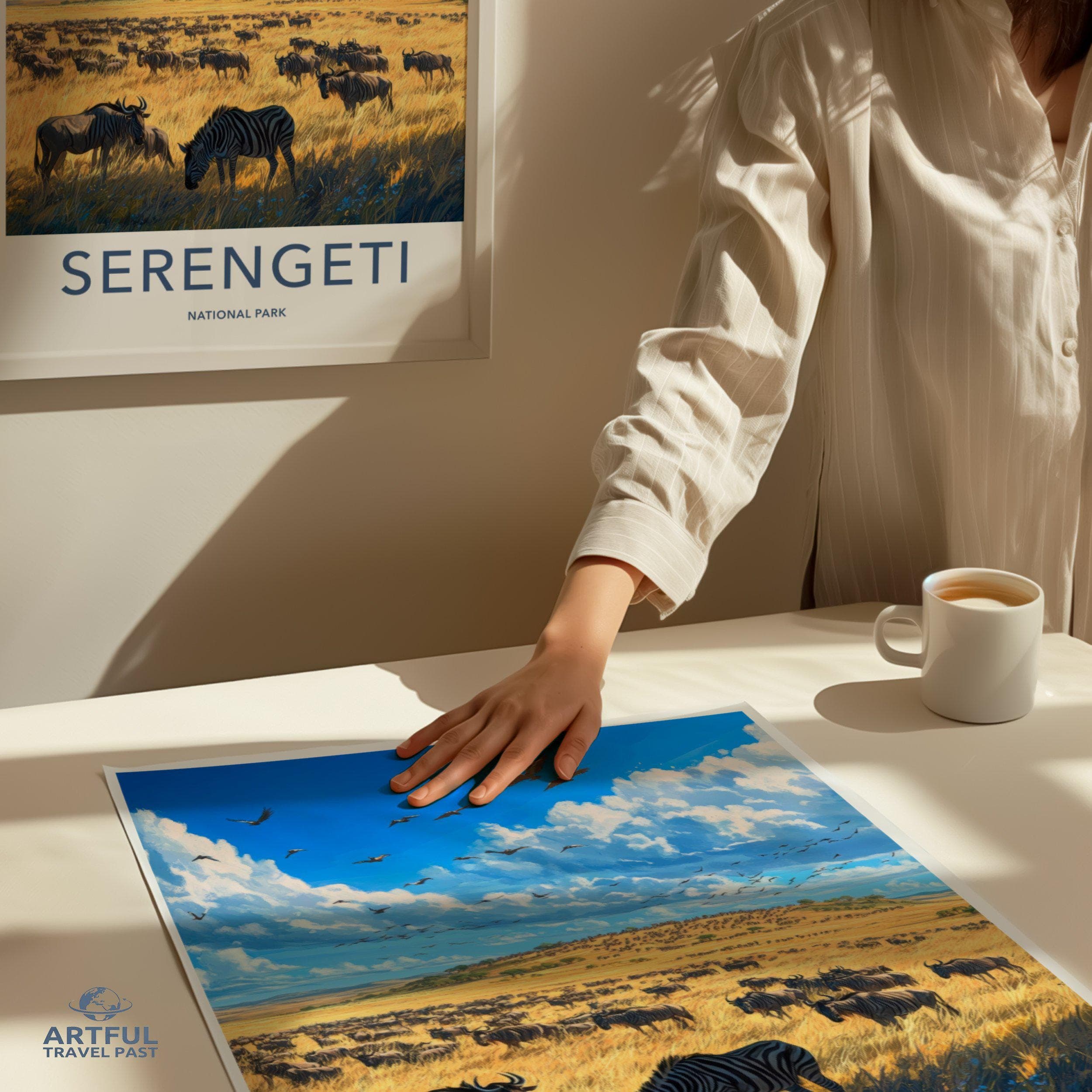 Serengeti National Park Poster | Tanzania Wall Art