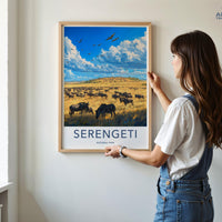 Serengeti National Park Poster | Tanzania Wall Art