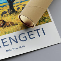 Serengeti Poster - Tanzania Wall Art