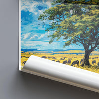 Serengeti Poster - Tanzania Wall Art