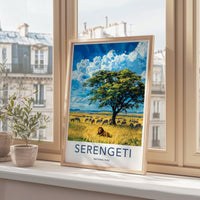 Serengeti Poster - Tanzania Wall Art