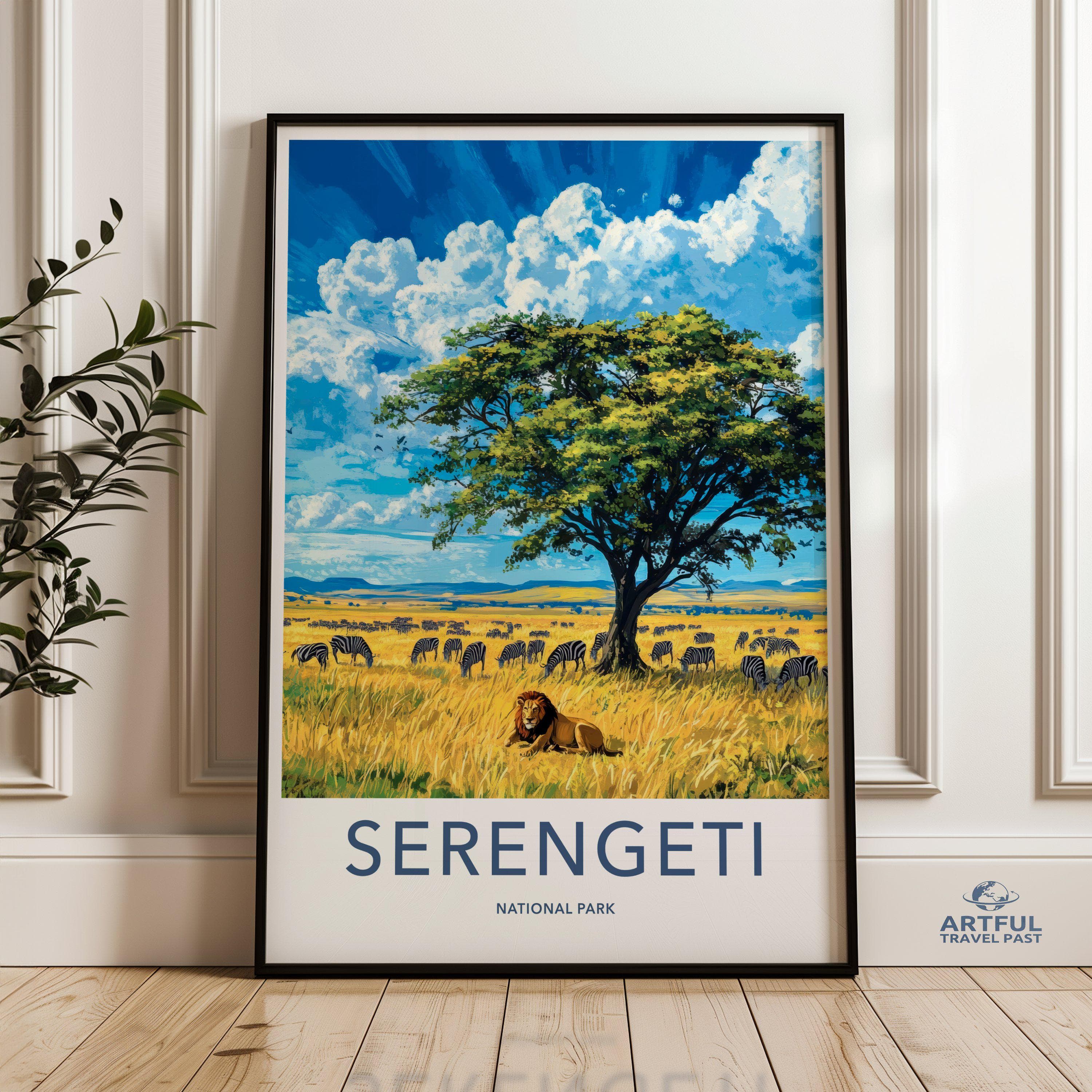 Serengeti Poster - Tanzania Wall Art