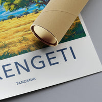 Serengeti Poster - Tanzania Wall Art
