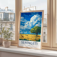 Serengeti Poster - Tanzania Wall Art